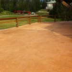 Griz Inn Patio Integral Color Concrete 